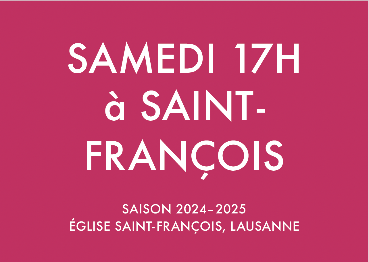 SAISON 2024-2025 DES CONCERTS SAMEDI 17H